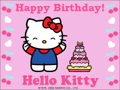 Hello Kitty Says Happy Bday Jessica! hello kitty just wanted to stop by and
