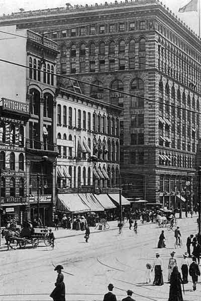 Ellicott Square Building. ellicott square building, 1906